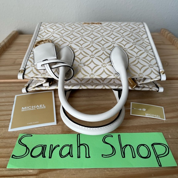 🌼Michael Kors Mirella small shopper top zip Xbody - Picture 5 of 14